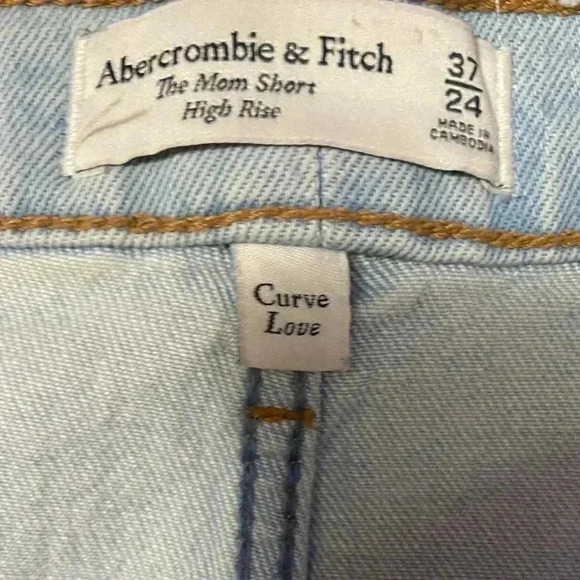 Abercrombie & Fitch High Rise Mom Short Size 24 - Picture 3 of 4
